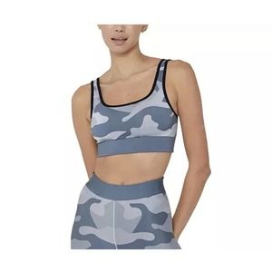 Cor By Ultracor Women's Camo Fest Scoop-Neck Sports Bra-LG